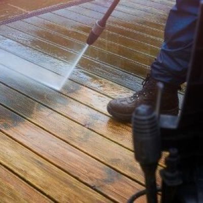 Power-washing-deck