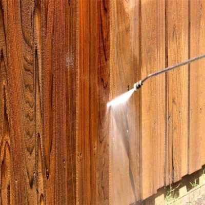 fence cleaning with steam dublin